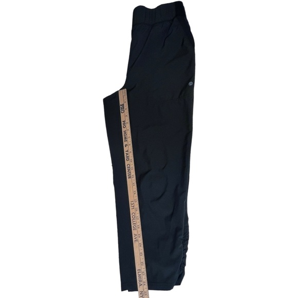 Apana Black Cinch Ankle Workout Pants w/ Pockets Womens Size Large EUC! - Picture 8 of 14